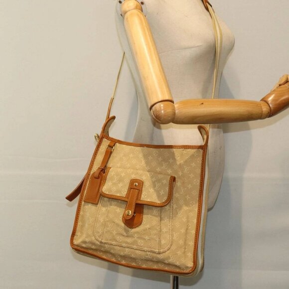 LOUIS VUITTON Monogram Mini Buzas Marie Kate Bag Beige - Picture 1 of 16